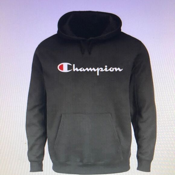 Champion BIG AND TALL script logo hoodie new in plastic sz 2XLT - Picture 1 of 1